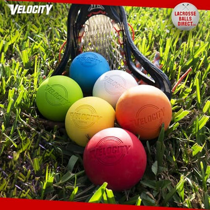 Velocity Lacrosse Balls - 1, 2, 3, 6, 12, 18, 24, 36, 60 and 120 Packs - for Practice, Official NFHS and College Approved Size - color: Yellow, size: 1 Ball, style: Practice Ball