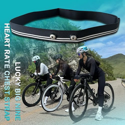 Heart Rate Monitor Replacement Strap Compatible with Polar Garmin Tickr Wahoo Coospo- Heart Rate Monitor Strap Replacement
