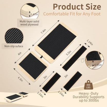 Ankle Balance Board and Foot Strengthener for Physical Therapy, Adjustable Single Leg Balance Board for Ankle Strengthening, Sprain Recovery, Plantar Fasciitis Relief, Balance Training & Leg Stability