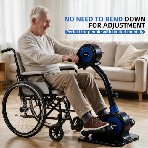 Electric Exercise Elliptical, Seated Pedal Exerciser for Seniors