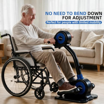 Electric Exercise Elliptical, Seated Pedal Exerciser for Seniors