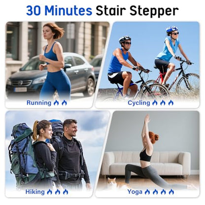 ERGOLIFE Stair Stepper with Adjustable Resistance, Stair Climber for Home