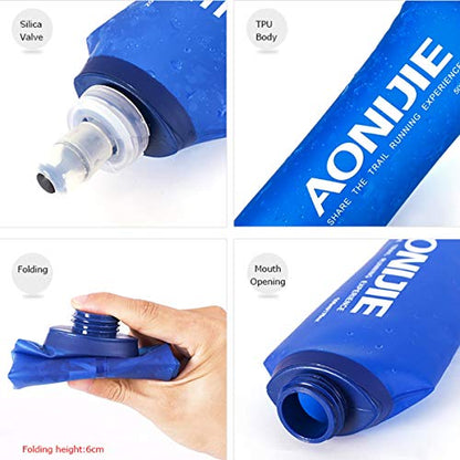 AONIJIE Soft Water Bottle, 2 Pack, 500ml - color: 2 Pcs - 500ml