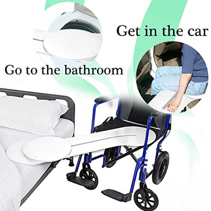 Transfer Board for Patient Mobility with 360° Sliding Disk, 400 lb Support