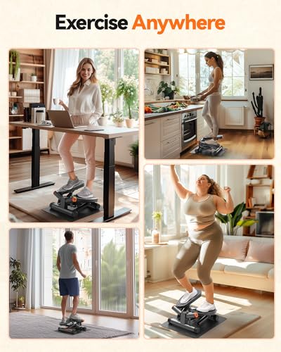 Niceday Steppers for Exercise at Home, Mini Stepper with 300LBS Capacity
