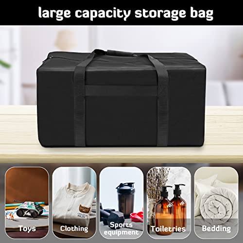 INFANZIA 24in Large Travel Duffel Bag, 600D Water Resistant Foldable, 56L - size: 24x12x12 inch-56L