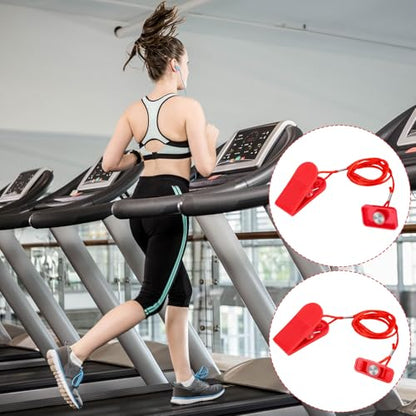 Gosknor 2pcs Treadmill Magnet Safety Key, Magnetic Safety Switch Clip Universal Treadmill Emergency Stop Magnet Running Machines Replacement Parts Accessories - style: Style E