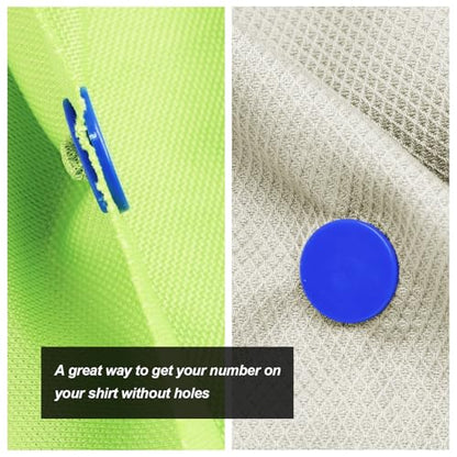 Running Bib Clips - color: Mixed Colors