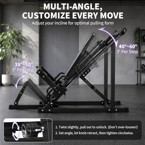 LIONSCOOL 2-in-1 Linear Row & Leg Press Machine Combo for Home Gym