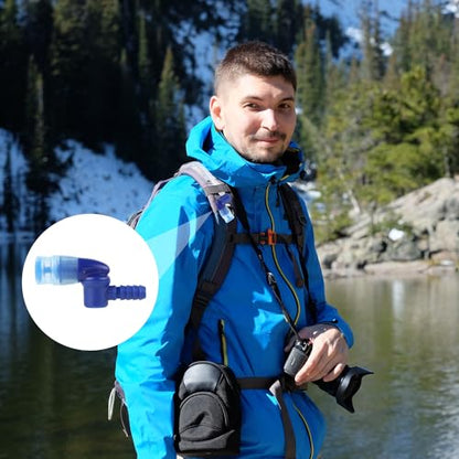 Bite Valve Replacement for, Mouthpiece Replacement for Hydration Pack Valve Parts for Osprey Hydration Bladder (Blue)