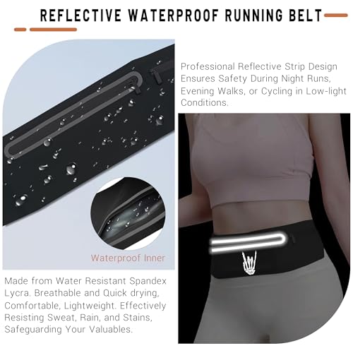 Cool Rock Roll Skeleton Hand Waist Fanny Pack Phone Holder for Women Men, - color: Skeleton Hand