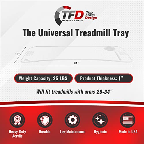 TFD Universal Treadmill Desk Attachment, 34 in. Tray