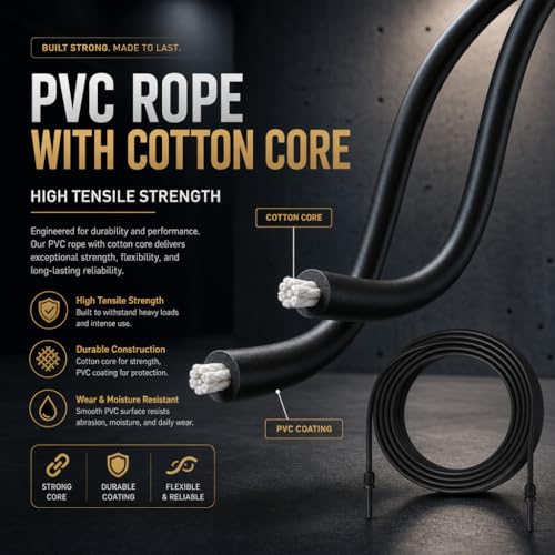 10,000-Drop Unbreakable Jump Rope, 5mm PVC Adjustable Speed Rope with Ergonomic PP Handles for Boxing, HIIT & Home Gym - color: White+Yellow