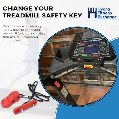Hydra Fitness Exchange Treadmill Safety Key Replacement, Emergency Stop Safety Key for Treadmill - color: 1000513293