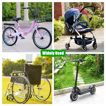Bike Cup Holder with Phone Keys Holder, Handlebar Water Bottle Cage for E-Bike, Scooter, Stroller, Wheelchair