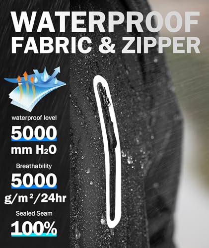 Men Women Rain Suits Waterproof Rain Gear Jacket and Pants for Golf Fishing - color: Black, size: Small