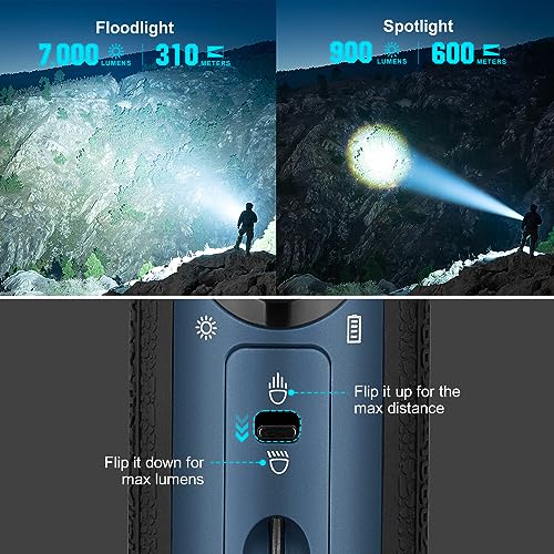 OLIGHT Marauder Mini Powerful Flashlight RGB Lights Midnight Blue - color: Midnight Blue