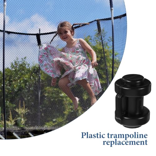 Baluue 6 Pack Trampoline Pole Caps Trampoline Tube Cover Replacements for Enclosure Net Poles Small Parts 2.75 X 1.77 X 1.77 in