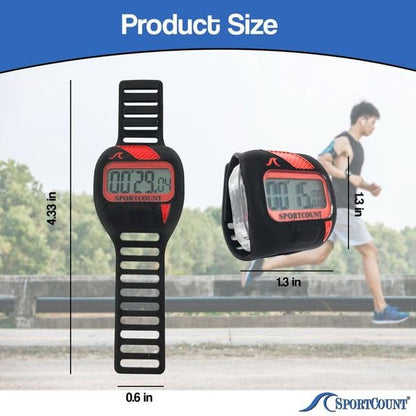 SC Sportcount Bike Timer - Water Proof Lap Timer for Bike Training - Push Button Lap Counter