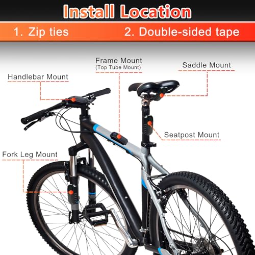 Bike Alarms,Bike Alarm Anti Theft, Bicycle Alarms with Remote,113dB Super Loud Bicycle Vibration Motion Sensor Siren Anti Theft Security System IP65 Waterproof, 3Pack - color: Bike Alarm with WL03C Remote, size: 3PK
