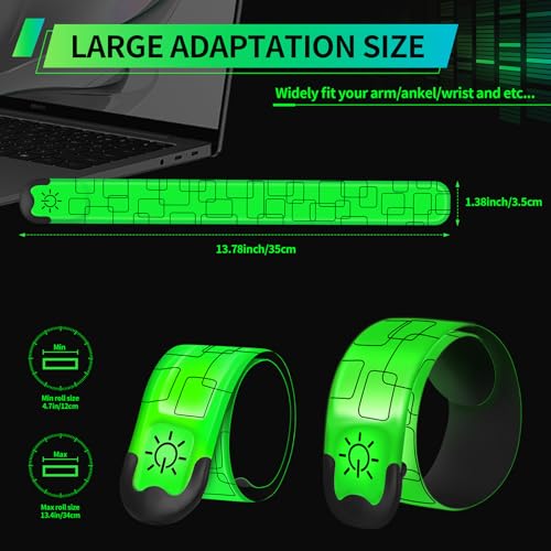 2PCS LED Armband for Running and Walking at Night Safety Gear