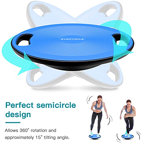 Wobble Exercise Balance Board, No-Skid Surface - color: Classic Blue