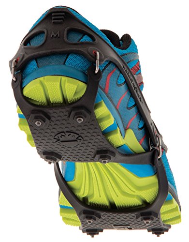 Kahtoola 1st Gen NANOspikes Footwear Traction for ICY Winter Road Running & Walking - color: Black, size: X-Small