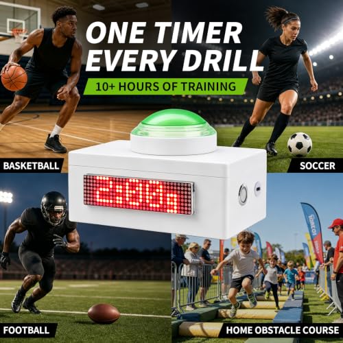 Speed Training Timer with Button and Bluetooth Video Control