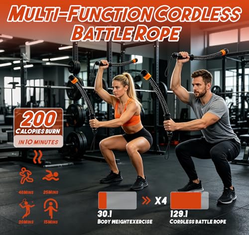 Ropeless Battle Ropes for Men & Women
