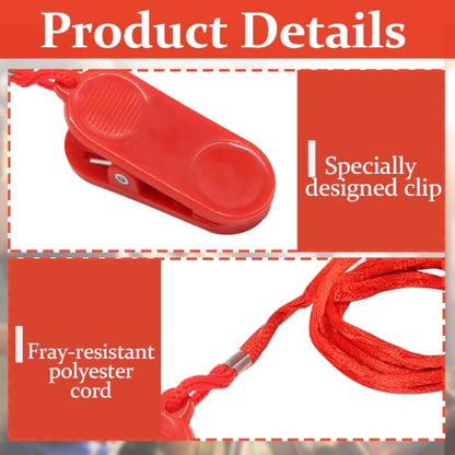 Biaungdo Universal Treadmill Magnet Safety Key, Rectangle Magnetic Safety Stop Switch Replacement Parts - size: 14 x 35mm