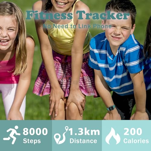 Kids Watches for Girls Boys Digital Sport Watch with Step Counter Pedometer Vibration Alarm Clock, No App Waterproof Fitness Tracker Kids Watch Boys Girls Teens Students Ages 5-16 - color: 025-E-MarsGreen