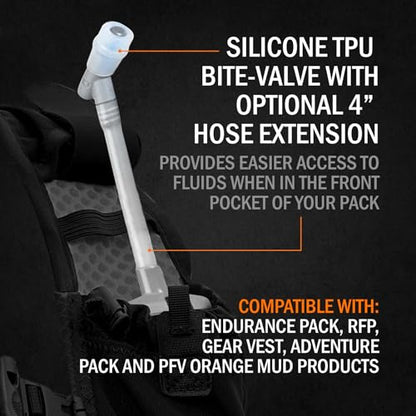 Orange Mud Soft Flask 500ml 17oz Hydration Bottle Running Trail
