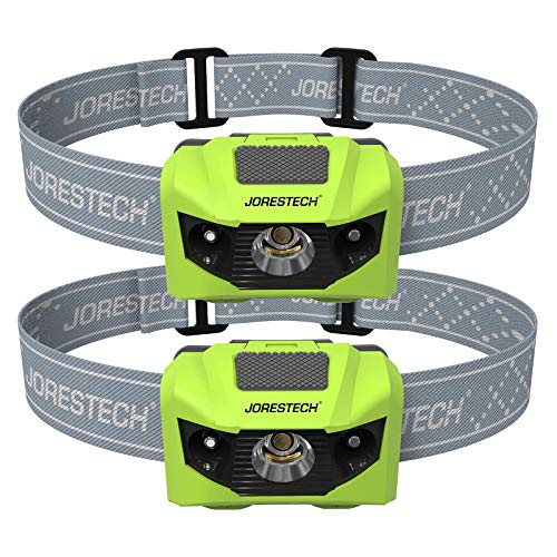 JORESTECH LED Headlamp Flashlight – IPX4 Water Resistant with 4 Modes for Camping, Hiking, Repairing, etc. (2, Lime) - color: Lime