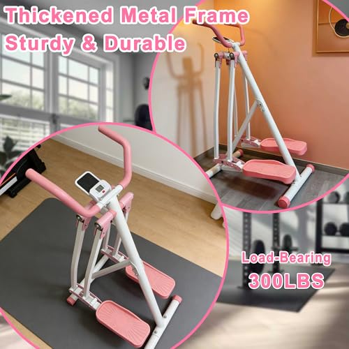 KINMAC Air Walking Elliptical Exercise Machine - color: Pink