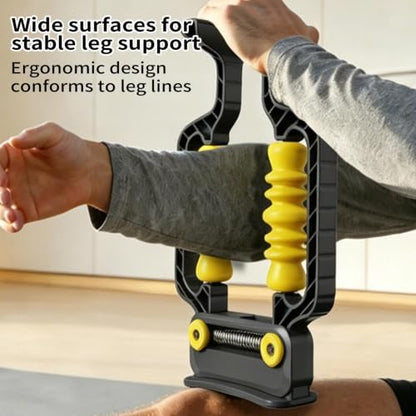 Roller Massager Adjustable Relax Non-Slip Tool with Spring Base - color: Black