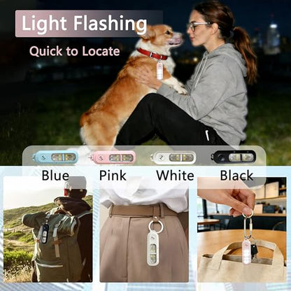 130DB Rechargeable Personal Alarm | One-Button Alarm | 4 Flash Light Modes | Equipped with a Back Clip | Free Keychain Included | Ideal for Women, Kids and the Elderl（Blue - color: Blue