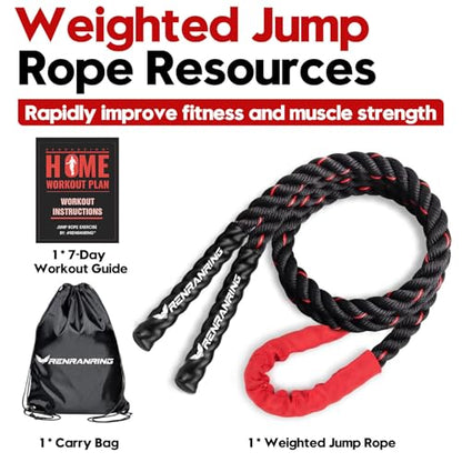Jump Rope, Weighted Jump Rope for Men and Women - style: 5lb
