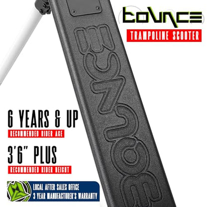 Madd Gear Bounce Trampoline Pro Scooter for Tricks – Real Headtube, Pro T-Bar, Foam Deck – Indoor & Outdoor Stunt Practice - color: White / Black