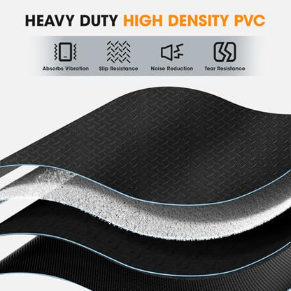 Stepwaver Walking Pad Treadmill Mat for Carpet - 55.1"x23.6",0.2" - size: 55.1"L x 23.6"W x 0.2"Th
