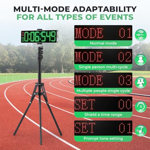 Powered Wireless Laser Timer for Sprints with High Stand
