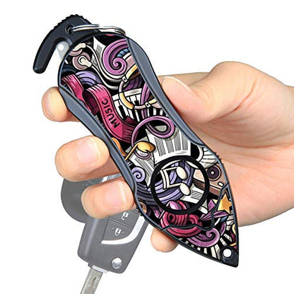 Stinger USA 140dB Siren Personal Safety Alarm Keychain Emergency Tool Music - color: Music