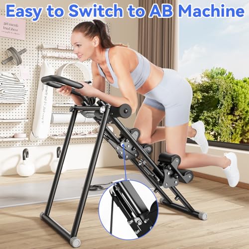 SEWD 2-in-1 Stair Stepper & Ab Machine Cardio Workout Equipment