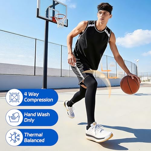 3 Pcs Leg Sleeves Compression - color: With Bule