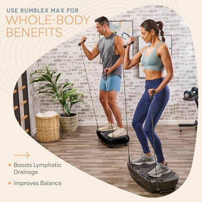 Lifepro Rumblex Max 4D Vibration Plate Exercise Machine with 99 Speeds