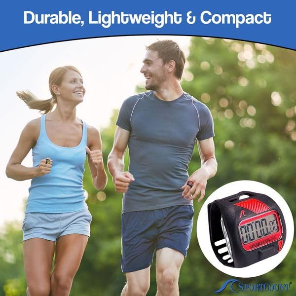SC Sportcount Bike Timer - Water Proof Lap Timer for Bike Training - Push Button Lap Counter