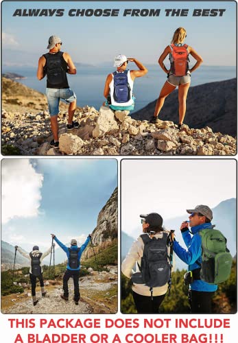 Hiking Daypack 15L Lightweight Waterproof Backpack - color: Olive