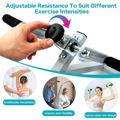 Arm Bike for Physical Therapy with Additional Handle for Versatile Training - color: 4 Functions