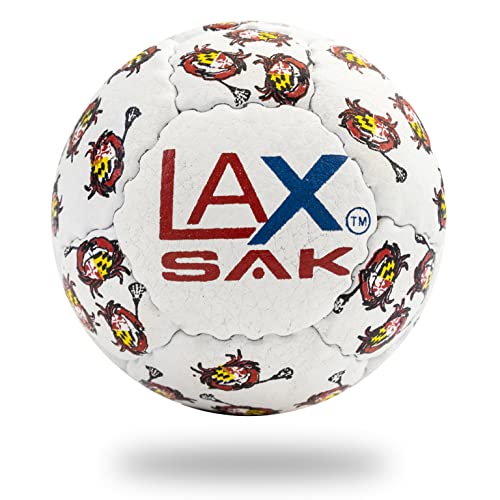 Soft Practice Lacrosse Balls,1, 2, 3, 6, 12, 24, 36, 60, & 120 Packs - Same Weight & Size as a Regulation Lacrosse Balls, Great for Indoor & Outdoor Practices, Less Bounce & Minimal Rebounds - color: Mini Crabs, size: 1 Pack