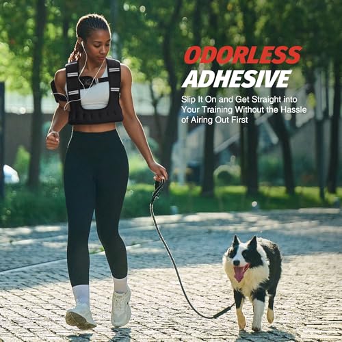 ZELUS Weighted Vest for Women & Men, U-Shaped Running Vest with Arm Pocket - color: Black, size: 8LB
