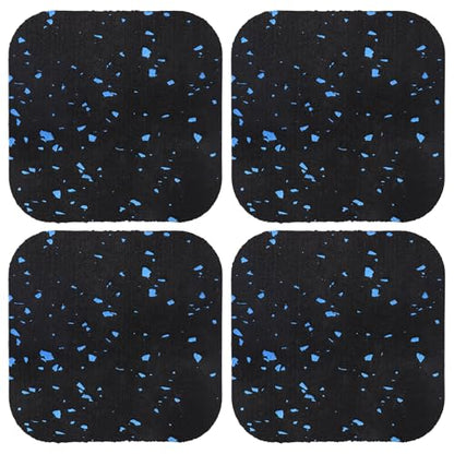4Pcs Treadmill Mats, Coolrunner High Density Equipment Pads Noise Reduction